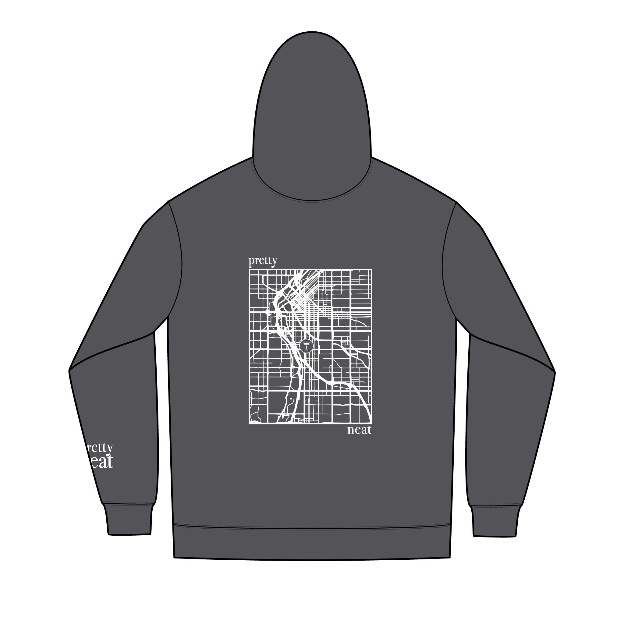 Pretty Neat MAP- Full-Zip Up Hoodie