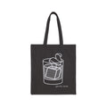 Pretty Neat Cotton Tote Bag — Minimal Line Art Grocery & Book Tote