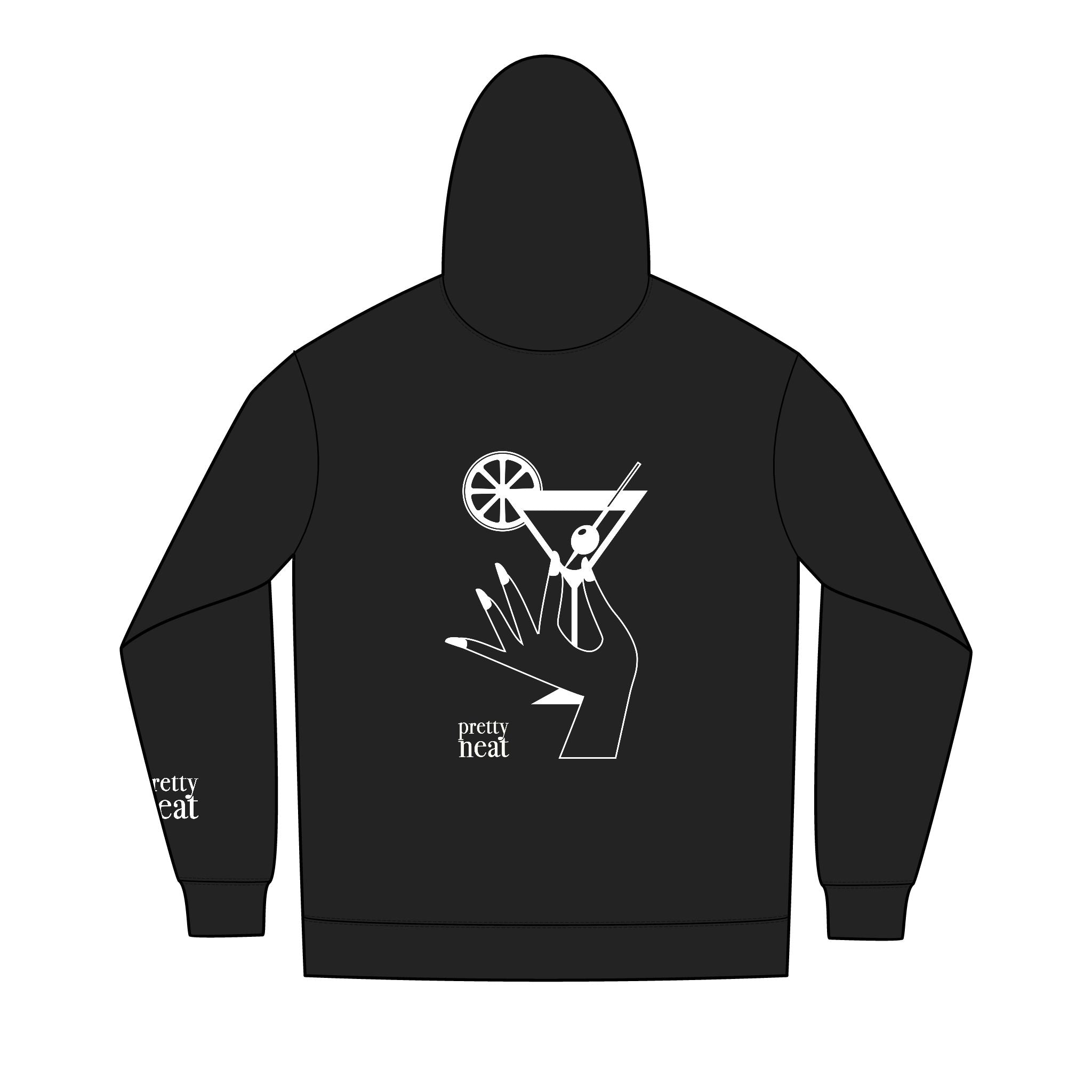 It's Martini Time- Full-Zip Up Hoodie